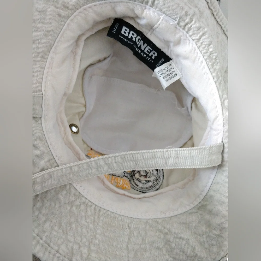 Broner Toddler Sun Hat Sedona AZ Red Rock Explorer Beige Khaki Safari Ages 2 - 4